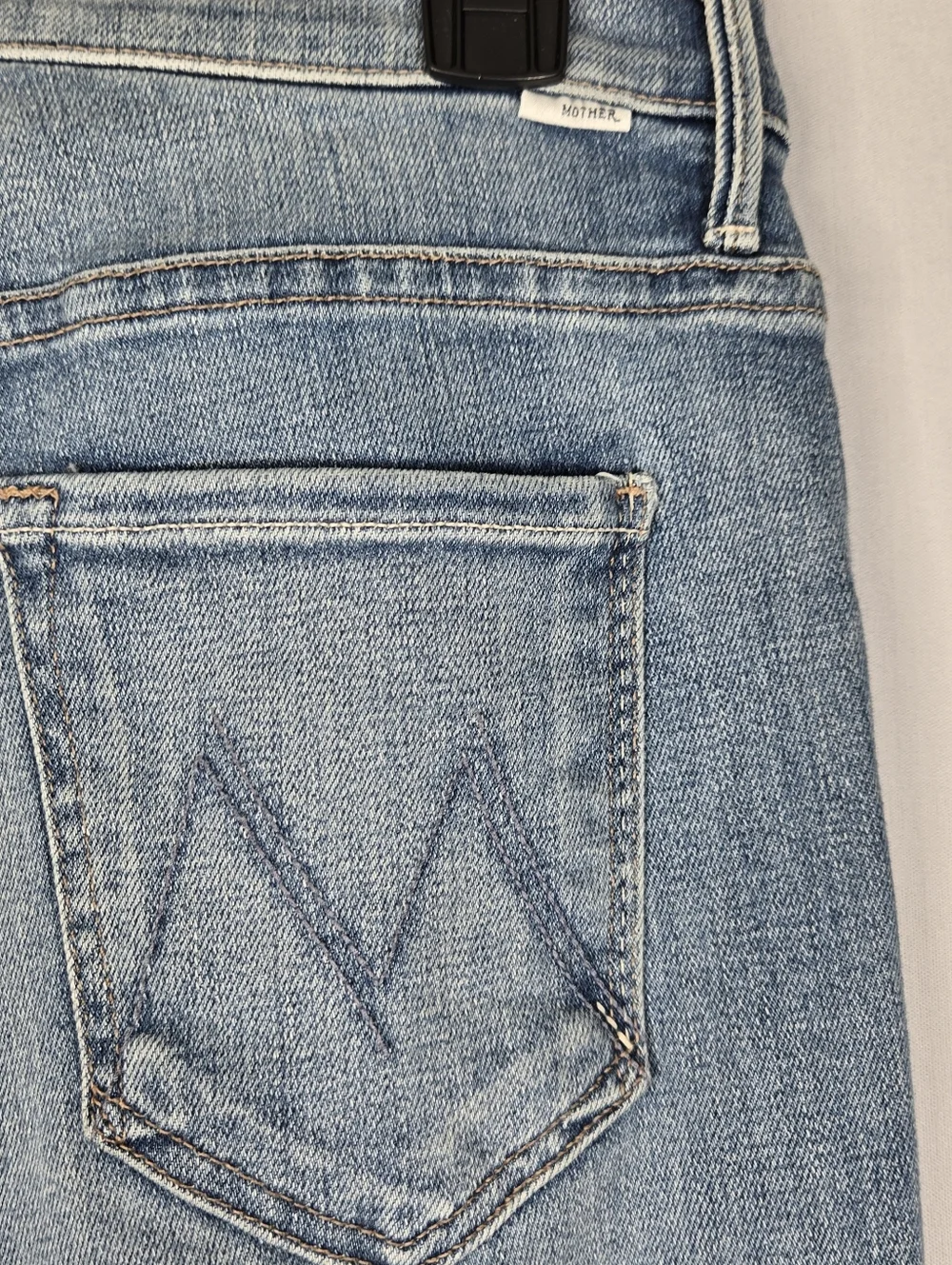 MOTHER The Insider Ankle Crop Jean Size 29 Mid-rise Straight Fit - Picture 13 of 16